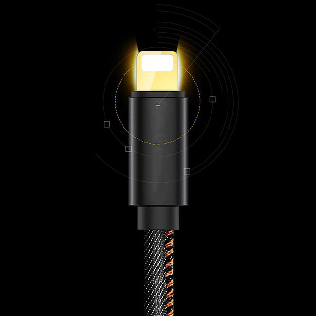 Kabel Lightning, Jeansowy - 1 Metr