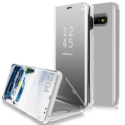 Etui Clear View - Samsung Galaxy S9+ - Srebrny