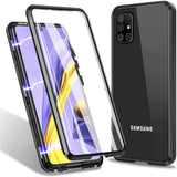 Etui Magnetyczne Dual Magneto - Samsung Galaxy A51 4G - Czarny