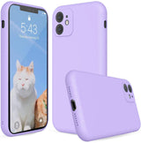 Etui Silikonowe - Liquid Silicone - iPhone 11 - Lawendowy