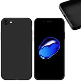 Etui Silikonowe - Liquid Silicone - iPhone 7 / 8 - Czarny