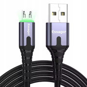 Kabel Micro-USB QC 3.0 3A Ledowy Essager® - 100 cm