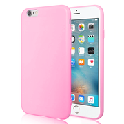 Etui Silikonowe Candy Kolor - iPhone 6 Plus / 6s Plus - Różowy