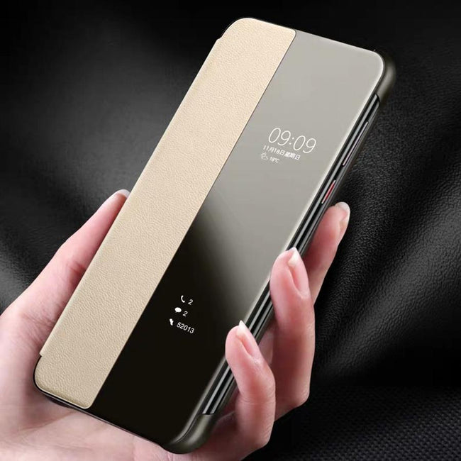 Etui z Klapką Smart View - Huawei P20 Pro - Złoty