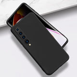 Etui Silikonowe - Liquid Silicone - Xiaomi Mi 10 / 10 Pro - Czarny