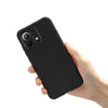 Etui Silikonowe Liquid Silicone - Xiaomi Mi 11, Czarny