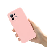 Etui Silikonowe - Liquid Silicone - Xiaomi Mi 11 - Różowy