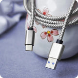 Kabel Pleciony USB-C - 3 Metry