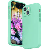 Etui Silikonowe - Liquid Silicone - iPhone 13 - Miętowy