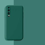 Etui Silikonowe - Liquid Silicone - Huawei P30 - Ciemny Zielony
