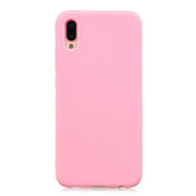 Etui Silikonowe Candy Kolor - Huawei P20 - Różowy