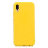 Etui Silikonowe Candy Kolor - Huawei P20 - Żółty