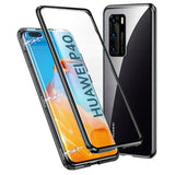 Etui Magnetyczne Dual Magneto - Huawei P40 - Czarny