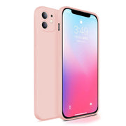 Etui Silikonowe - Liquid Silicone - iPhone 12 - Różowy