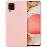 Etui Silikonowe - Liquid Silicone - Samsung Galaxy A42 - Różowy