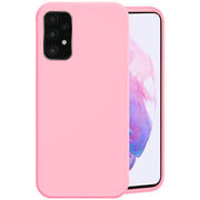 Etui Silikonowe Candy Kolor - Samsung Galaxy A72 4G / A72 5G - Różowy