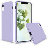 Etui Silikonowe - Liquid Silicone - iPhone XR - Lawendowy