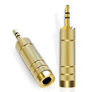 Adapter, Przejściówka AUX 6,3 mm -> 3,5 mm (Jack -> Mini Jack)