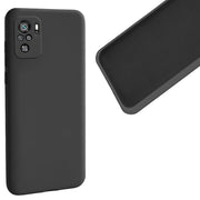 Etui Silikonowe - Liquid Silicone - Xiaomi Redmi Note 10 Pro / 10 Pro Max - Czarny