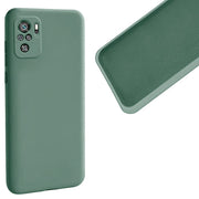 Etui Silikonowe - Liquid Silicone - Xiaomi Redmi Note 10 Pro / 10 Pro Max - Ciemny Zielony