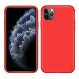 Etui Silikonowe - Liquid Silicone - iPhone 11 Pro Max - Czerwony