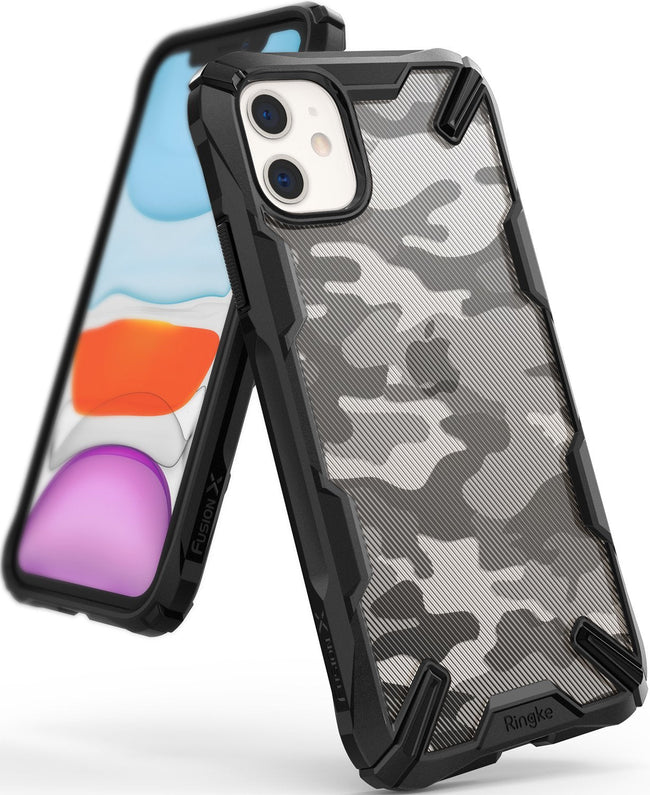 Etui Ringke Fusion-X Case - iPhone 11 - Camo Black