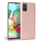 Etui Silikonowe - Liquid Silicone - Samsung Galaxy M51 - Różowy