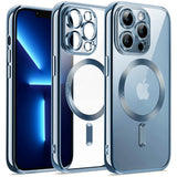 Etui Silikonowe Camera Protect do Magsafe - iPhone 11 Pro Max - Niebieski