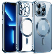 Etui Silikonowe Camera Protect do Magsafe - iPhone 11 Pro Max - Niebieski