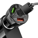 Ładowarka Samochodowa Quick Charge - Szybka Ładowarka 3x USB