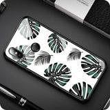 Etui Slim Glass Case - Huawei P20 - Monstera Leaf