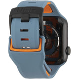 Pasek UAG Urban Armor Gear Civilian do Apple Watch 44 / 42mm - Stalowo - pomarańczowy