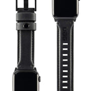 Pasek Skórzany UAG Urban Armor Gear Leather do Apple Watch 42 / 44 / 45 / 49mm - Czarny