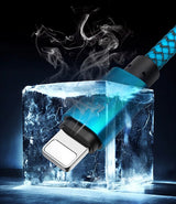 Kabel Pleciony USB-C - 2 Metry - Niebieski