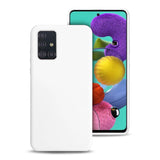 Etui Silikonowe Candy Kolor - Samsung Galaxy A51 - Biały