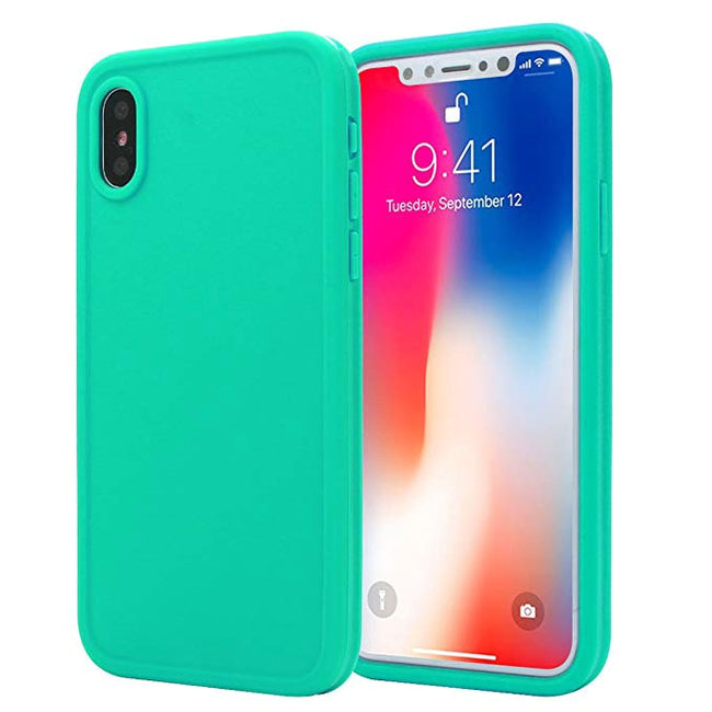 Etui Wodoodporne - iPhone X / XS - Miętowy
