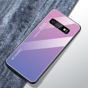 Etui Gradient Glass Case - Samsung Galaxy S10e - Lavender Pink
