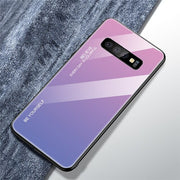 Etui Gradient Glass Case - Samsung Galaxy S10e - Lavender Pink