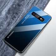 Etui Gradient Glass Case - Samsung Galaxy S9 - Blue at Night