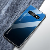 Etui Gradient Glass Case - Samsung Galaxy S10 - Blue at Night