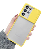 Etui Camera Cover Case - Samsung Galaxy S21 Ultra - Żółty