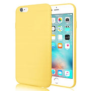 Etui Silikonowe Candy Kolor - iPhone 6 Plus / 6s Plus - Żółty