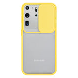 Etui Camera Cover Case - Samsung Galaxy S20 Ultra - Żółty