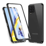 Etui Magnetyczne Dual Magneto - Samsung Galaxy A22 4G - Czarny