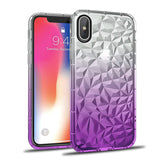 Etui Diament Case - iPhone X / XS - Fioletowy