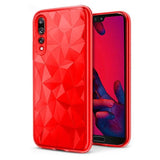 Etui Full Color Prism 3D - Huawei P20 Pro - Czerwony