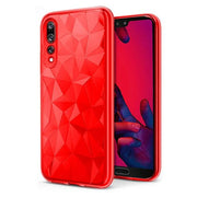 Etui Full Color Prism 3D - Huawei Mate 20 Pro - Czerwony