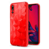 Etui Full Color Prism 3D - Huawei Mate 20 - Czerwony