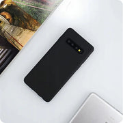 Etui Silikonowe Candy Kolor - Samsung Galaxy S10 - Czarny