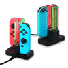 Stacja Dokująca 4x Ładowarka do Nintendo Switch - 4x 220 mA, dedykowana Joy‑Con